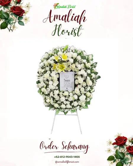Krans Bunga Duka Ruko Margonda Depok